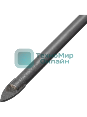 Сверло по керамической плитке и стеклу Matrix, 4 мм, цилиндрический хвостовик