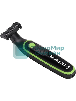 Машинка для стрижки Polaris PHC 0303RB черный/лайм 240Вт