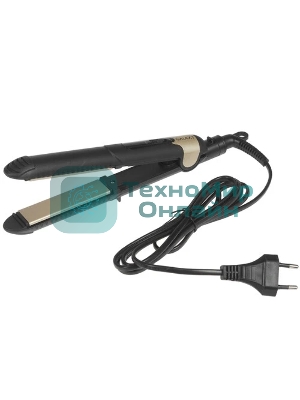 Выпрямитель для волос Galaxy Line GL 4519 черный/золотистый, 24 мм, 180 °C, 1 режим