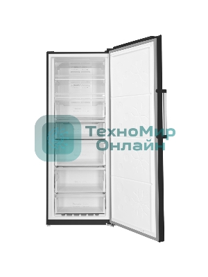 Морозильная камера Maunfeld MFFR185SB, черный, 380л, 7 ящиков