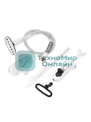 Отпариватель Kitfort КТ-9155 белый/черный, 2200 Вт, 45 г/мин, 3000 мл