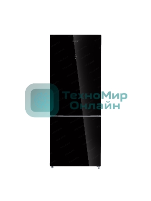 Холодильник Willmark RFN-652DIGB черный двухкамерный 324/121л морозилка снизу, No Frost