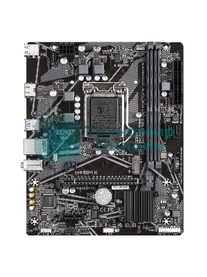 Материнская плата Gigabyte H410M K 2.0, LGA 1200, Intel Q470, 2xDDR4, 2xSATA, 1xM.2, 1xPCIe 3.0 x16, 1xPCIe x1, 1xHDMI, 1x 1Gb LAN, 2xUSB-A 3.2 Gen 1, 4xUSB-A 2.0, 3x3.5 мм, 7.1, mATX