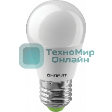 Лампа светодиодная ОНЛАЙТ 61969 OLL-G45-10-230-4K-E27