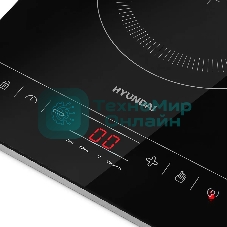 Плита настольная индукционная Hyundai HYC-0111 черный/серебристый закаленное стекло (настольная)