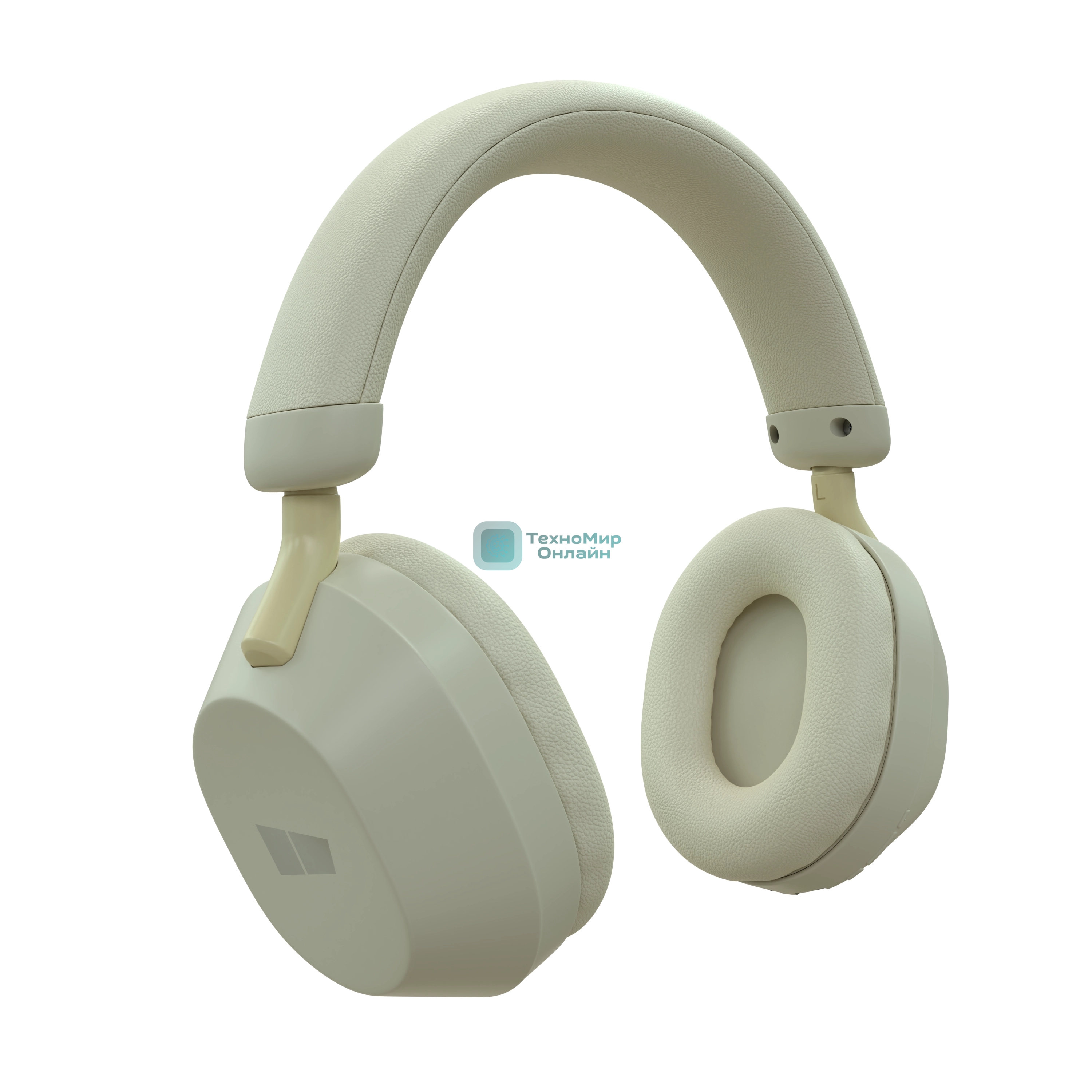 Беспроводные/проводные наушники MORE CHOICE HW55 молочный, накладные, Bluetooth + проводной, до 12 ч