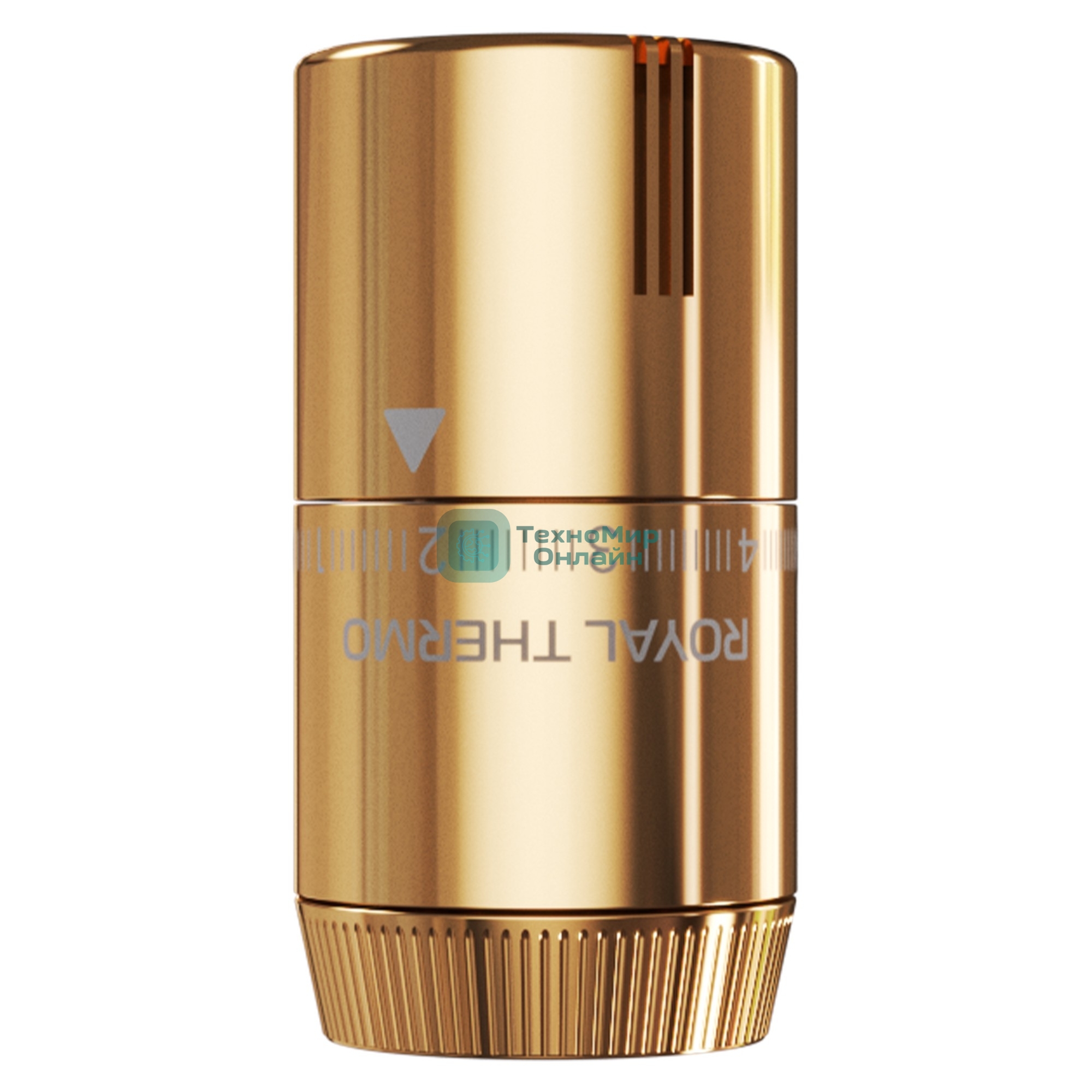 Термоголовка жидкостная Royal Thermo Design М30х1,5 (золото)