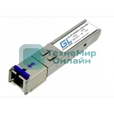 Модуль SFP GIGALINK GL-OT-SG06SC1-1550-1310-B, WDM, 155Mb/1,25Gb/s одно волокно SM, SC, Tx:1550/Rx:1310 нм, 6 дБ до 3 км