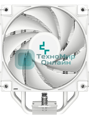 Кулер для процессора DEEPCOOL AK400 WH белый, 120 мм, алюминий/медь, 1850 об/мин, 29 дБ, 4 pin, 220 Вт, 155 мм