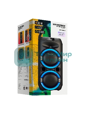 Портативная колонка Soundmax SM-MS4101 черный