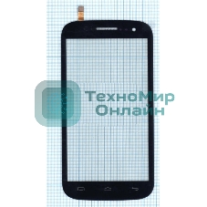 Сенсорное стекло (тачскрин) для Fly FPC_A_116 V1.0, черное