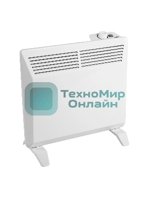 Конвектор Denzel XCE-1000 белый, 1000 Вт, 15 м2, термостат