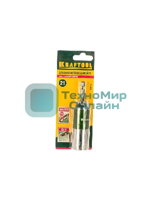 Головка KRAFTOOL EXPERT 26397-21 Cr-V E 1/4'' 21мм