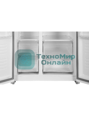 Холодильник Hyundai CS5003F белое двухкамерный 331/165л морозилка сбоку, Total No Frost, Side by Side