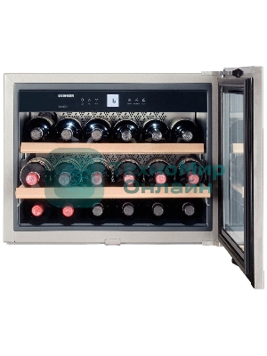 Встраиваемый винный шкаф Liebherr WKEes 553-26 001, нержавеющая сталь