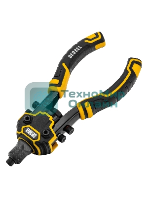 Заклепочник двуручный Denzel заклепки 2,4-3,2-4,0-4,8-6,4 мм