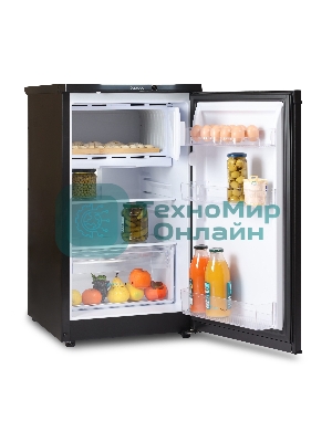 Холодильник Бирюса B408 черный однокамерный 88/27л морозилка сверху