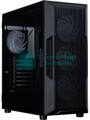 Компьютерный корпус ZALMAN MidiTower I3 NEO ARGb V2 black (ATX, без БП, 2xUSB3.0, 4x120мм ARGb) (Zalman i3 NEO ARGb V2 Black)