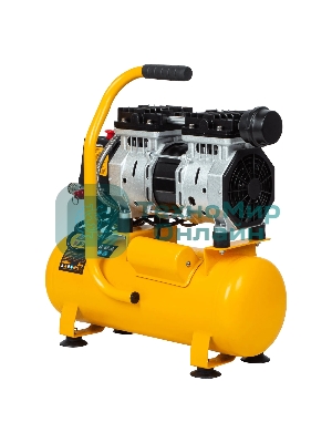 Компрессор Denzel DLS650/10 безмаслянный малошумный 650 Вт, 120 л/мин,ресивер 10 л