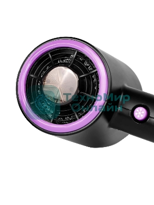 Фен Galaxy Line GL 4346 черный, 1400 Вт, компактный