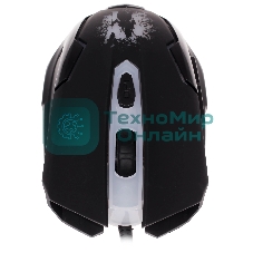 Комплект клавиатура+мышь Qumo Spirit of Wisdom проводной, USB, 2400 DPI, чёрный