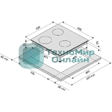 Индукционная варочная панель Krona REMO 45 BL