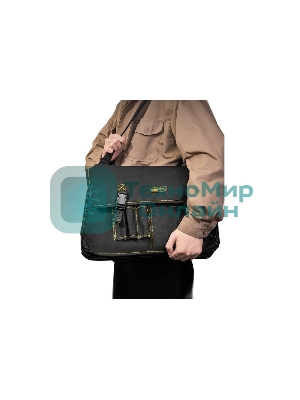 Сумка-портфель для инструментов Deli DL-P8 450 x 150 x 290мм, 8 карманов, плечевой ремень, ткань Оксфорд