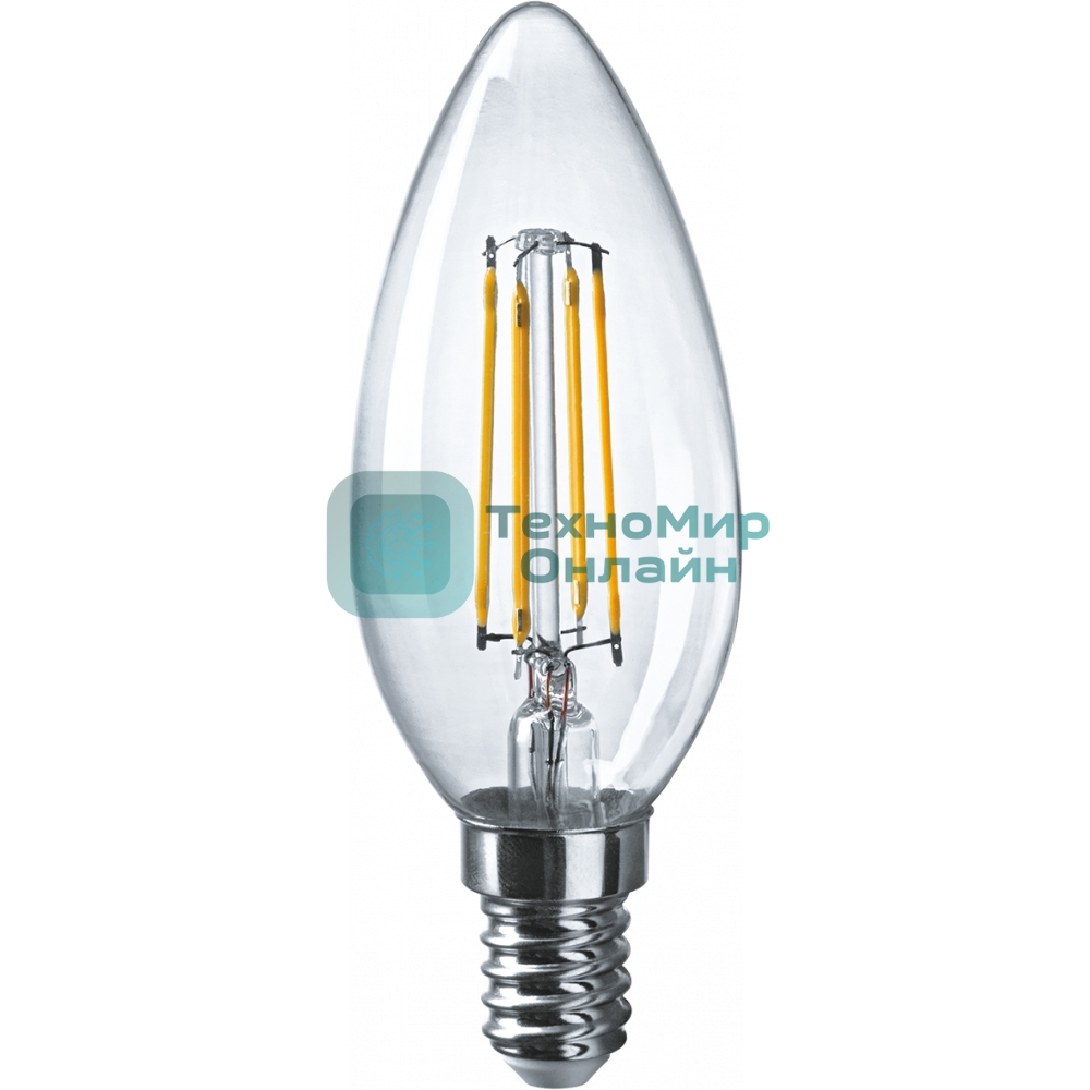 Лампа светодиодная ОНЛАЙТ 80895 OLL-F-C35-10-230-4K-E14