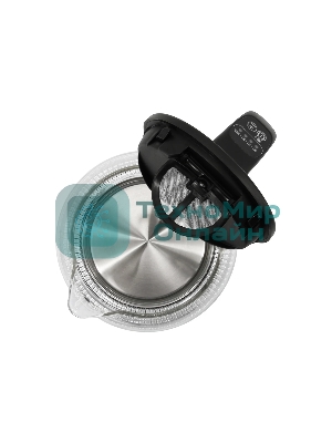 Чайник электрический Atlanta ATH-2532 черн, стекло Стекло, 1.7 л, 2200 Вт, ЦИФРОВОЙ КОНТРОЛЛЕР ТЕМПЕРАТУРЫ НА РУЧКЕ, черный, температурная иллюминация, защита от перегрева без воды.