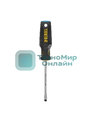 Отвертка Denzel SL5x100 мм, S2, 3к рукоятка
