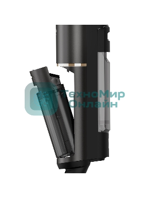 Пылесос вертикальный BQ VCA1006W Aqua Pro серый, питание от аккумулятора, 90 Вт, уборка суxая/влажная, пылесборник 0.75 л