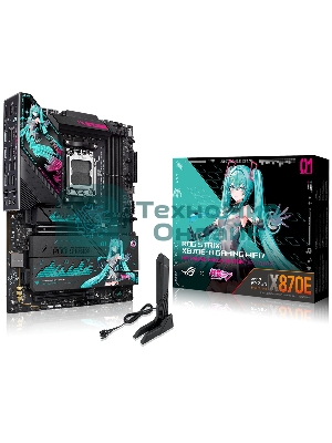 Материнская плата ASUS ROG STRIX X870E-H GAMING MIKU AM5 ATX 4xDDR5 2xPCIEx16 4xM.2 3xUSB-C HDMI 5GLAN Wi-Fi 7 