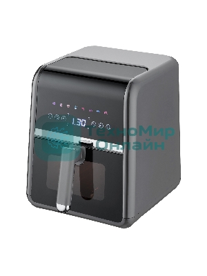 Аэрогриль Centek CT-3189 серый, 1500 Вт, 5 л, сенсор, 8 программ