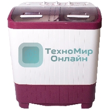 Стиральная машина EVGO WS-40PET белый/красный загр. вертикальная макс.:4 кг 1350 об/мин класс: А+