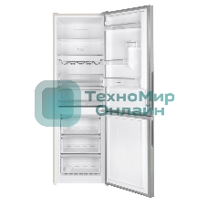 Холодильник Maunfeld MFF185NFBG бежевый двухкамерный инвертор 240/100л морозилка снизу, No Frost