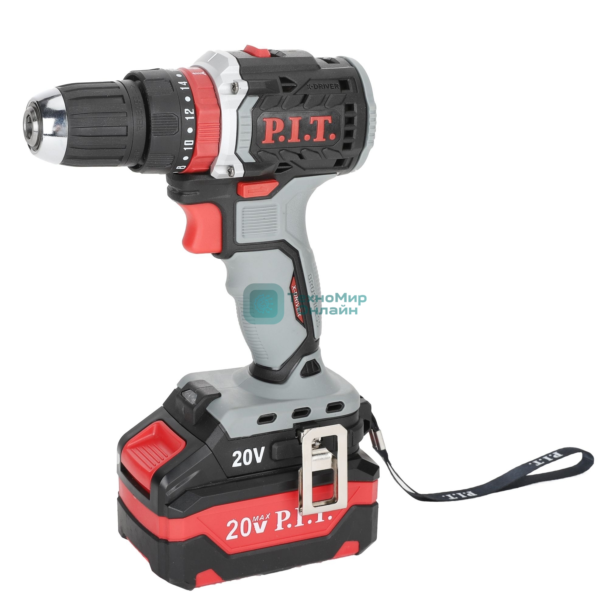 Дрель ударная P.I.T. PSB20H-10C/1 X-DRIVER патрон:быстрозажимной реверс (PSB20H-10C/1)