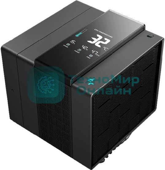 Кулер для процессора DEEPCOOL ASSASSIN IV VC VISION черный, 120 мм, алюминий/медь, 1800 об/мин, 29.3 дБ, 4 pin, 300 Вт, 172 мм