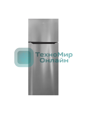 Холодильник Centek CT-1730 стальной двухкамерный 362/129л морозилка сверху, No Frost