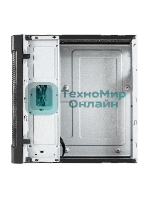 Компьютерный корпус Desktop ExeGate EX294018RUS FL-102 (mini-ITX, без БП, 2*USB+1*USB 3.0, аудио, черный)