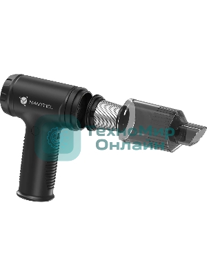 Пылесос автомобильный Navitel CL80 черный, 80/100 Вт, уборка сухая, пылесборник контейнер