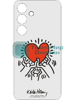 Чехол (клип-кейс) для Samsung Galaxy S24+ Flipsuit Case S24+ белый/прозрачный (EF-MS926CWEGRU)