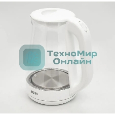 Чайник электрический MYSTERY MEK-1652 2000 Вт, 1.7 л, белый