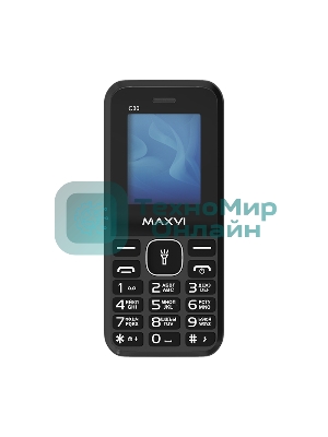 Мобильный телефон Maxvi C30 черный