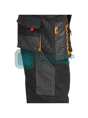 Брюки профессиональные рабочие Denzel 65% полиэстер 35% хлопок, XXL