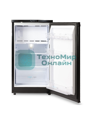 Холодильник Бирюса B408 черный однокамерный 88/27л морозилка сверху