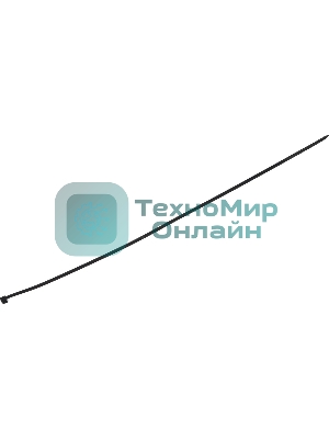 Нейлоновые стяжки Fortisflex КСС 4х370 черный 100 штук