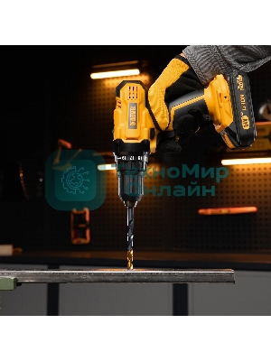 Набор сверл по металлу Denzel 1-13 мм, HSS-Tin, Golden Tip, 25 шт