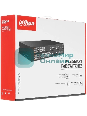 Коммутатор Dahua DH-PFS4226-24ET-240 управляемый