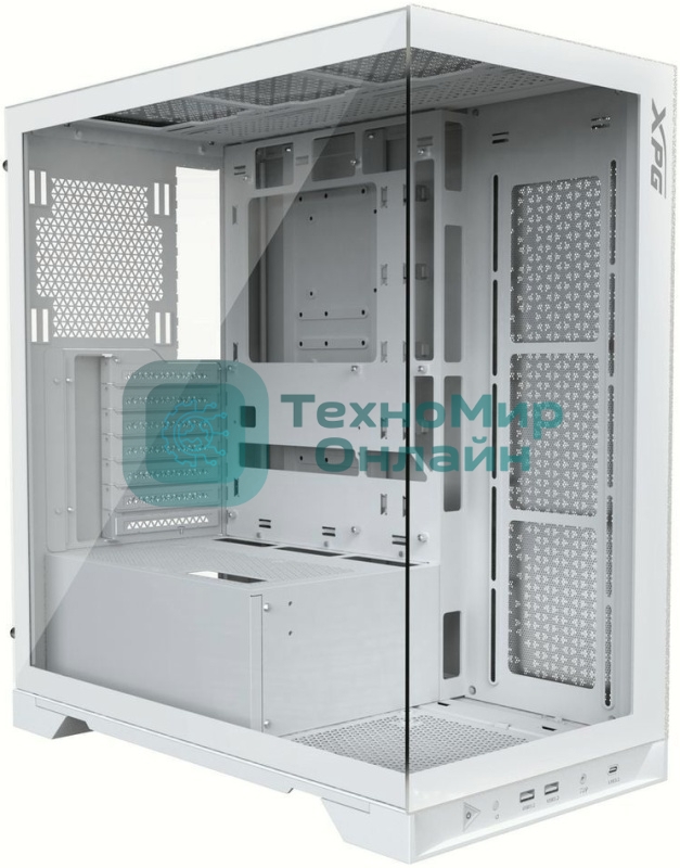 Компьютерный корпус XPG INVADER X белый (INVADERXMTWOF-WHCWW) Mid-Tower, Micro-ATX, Mini-ITX, Standard-ATX, USB 3.2 Gen2 Type-A, USB 3.2 Gen2 Type-C