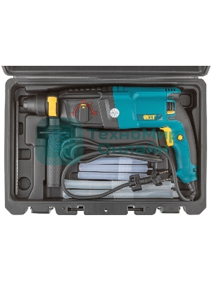 Перфоратор FIT AH-800 800 Вт, 0-900 об/мин, 0-4000 уд/мин, 3.0 Дж, 3 реж., SDS-plus, реверс, 2.8 кг, кейс